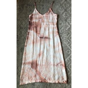 XCVI Tie-dye Crepe Midi Dress